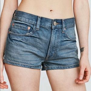 BDG mid rise denim shorts